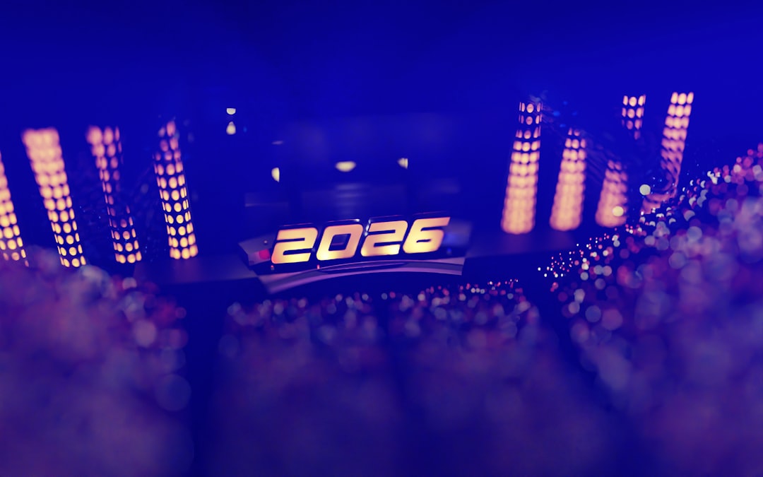 FIFA World Cup 2026 official logo stadium backdrop