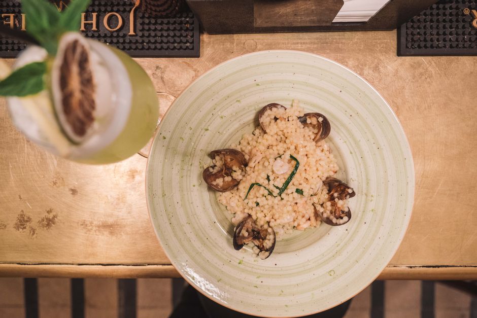 Šibenik black risotto cuttlefish ink seafood dish