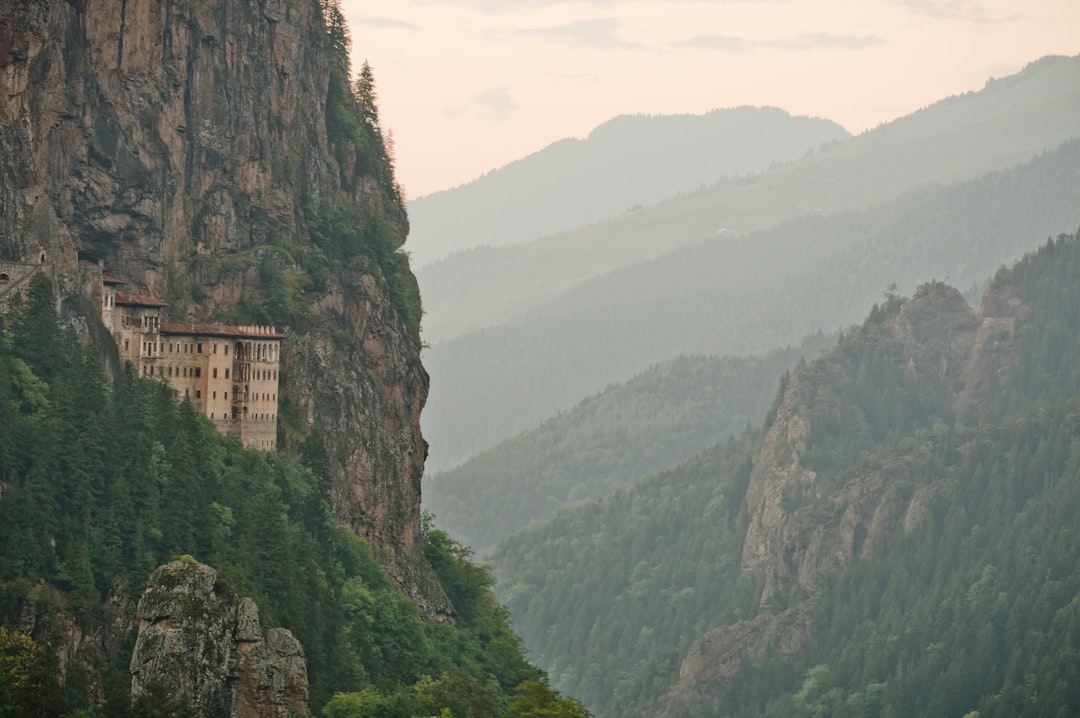 Gradishte Monastery Teteven rock-hewn church cliffside view
