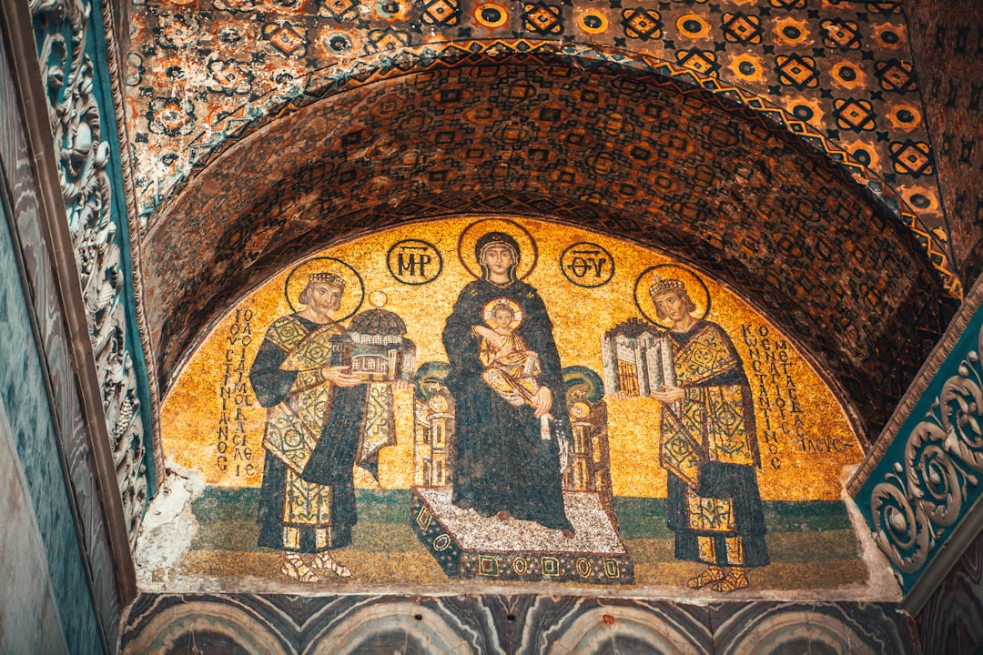 Church of St. Sophia Ohrid Byzantine architecture frescoes interior
