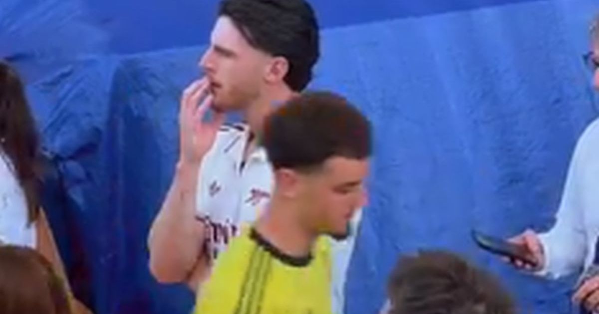 Declan Rice's Bittersweet Moment: Arsenal Win Title, West Ham Relegated