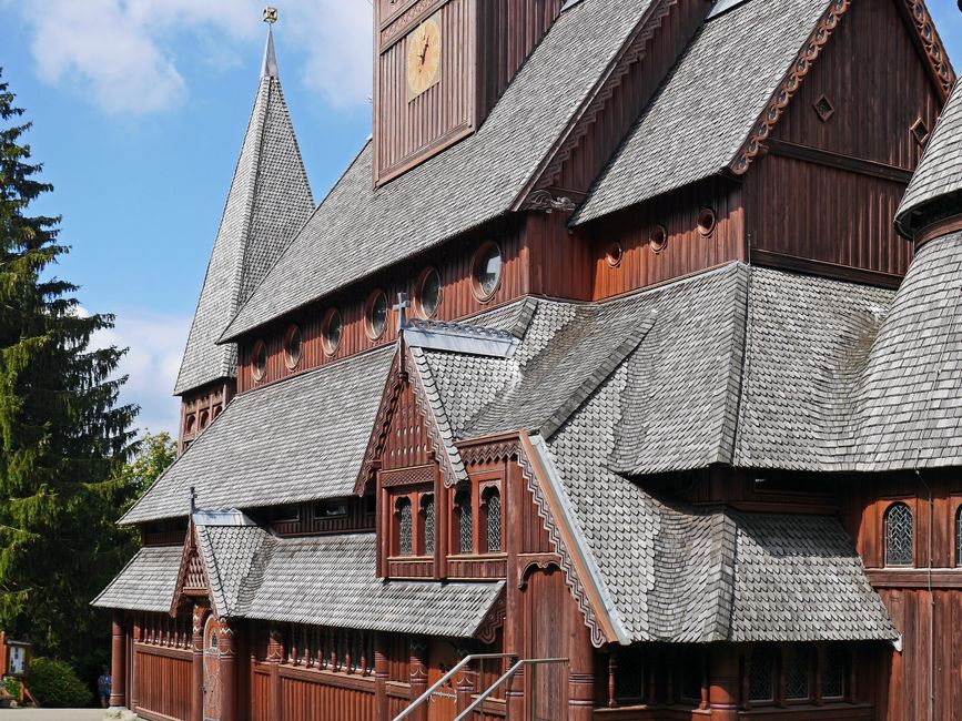 Rogoz Wooden Church Romania spruce shingles village forest