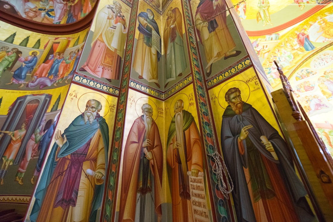 Boyana Church 1260 frescoes Despot Kaliman and Maria portraits interior