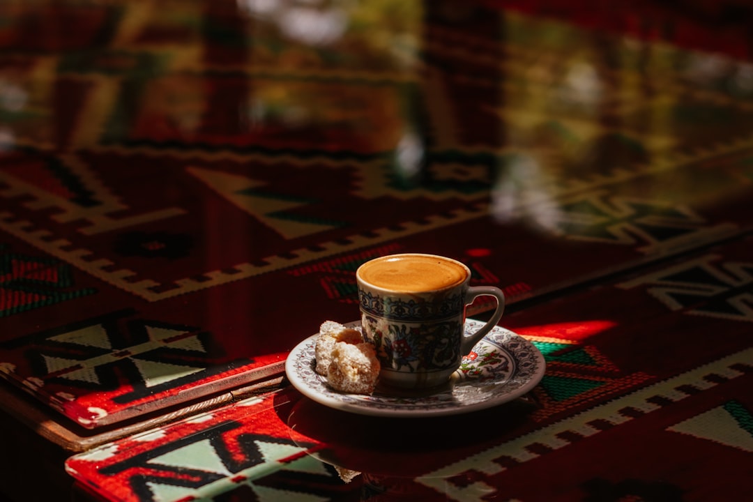 Bosnian coffee ceremony džezva cup lokum