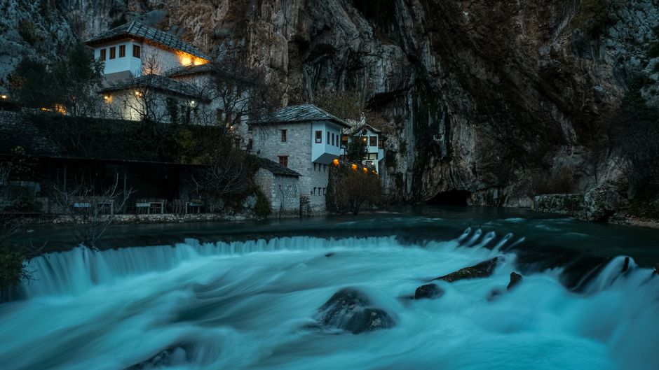 Ethnographic Museum Blagaj traditional house interior Bosnia Herzegovina
