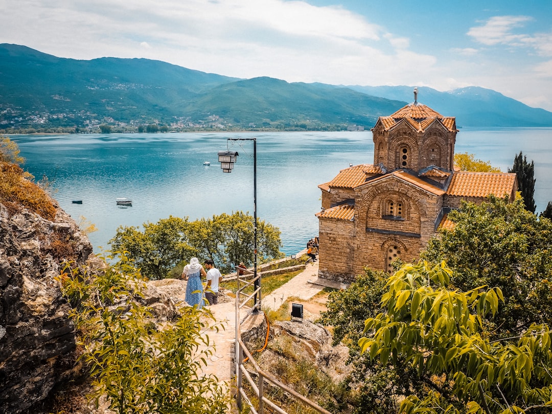 Ohrid Lake North Macedonia sunrise Church of St John Kaneo frescoes