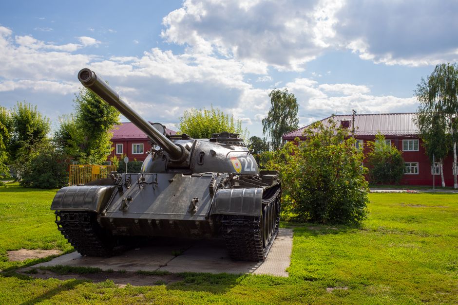 Russian military vehicles in Donbas region 2024