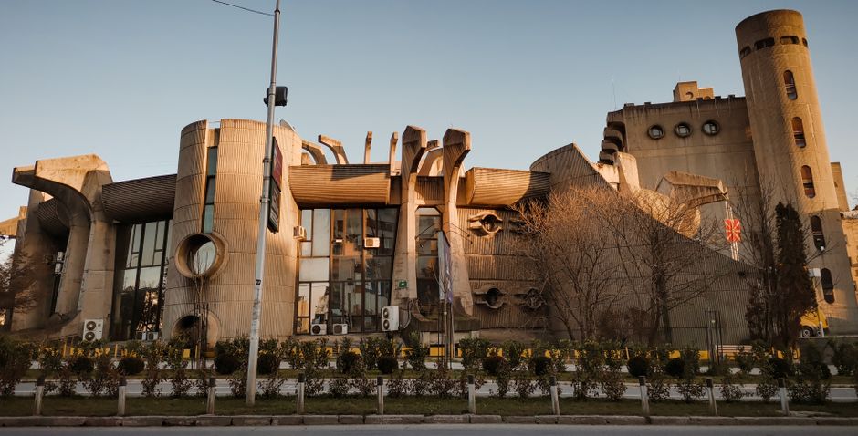 Bulgarian Embassy building in Skopje North Macedonia
