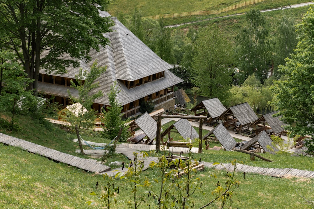 Portile de Fier National Park visitor center Romania exterior