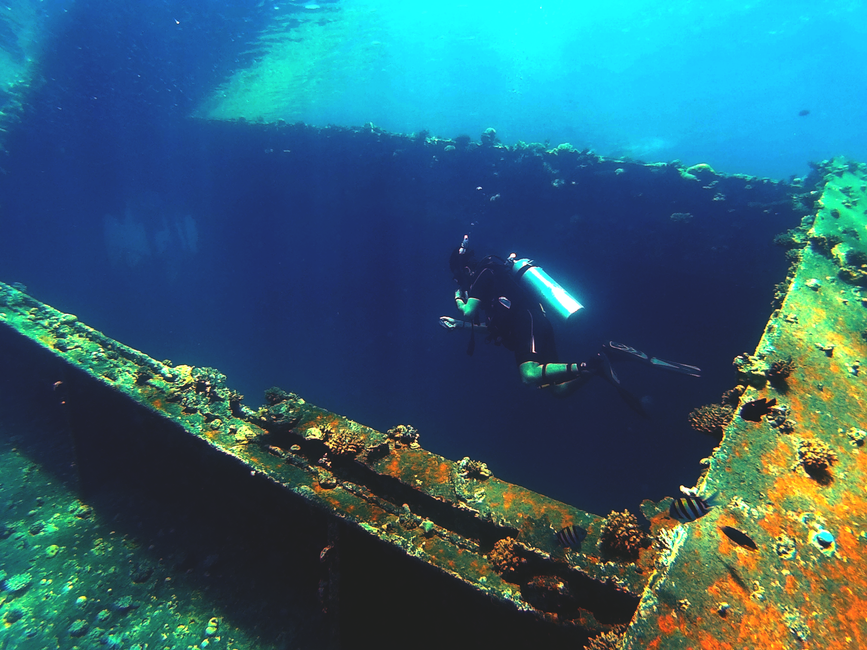 Vela Luka wreck underwater Adriatic Croatia diving