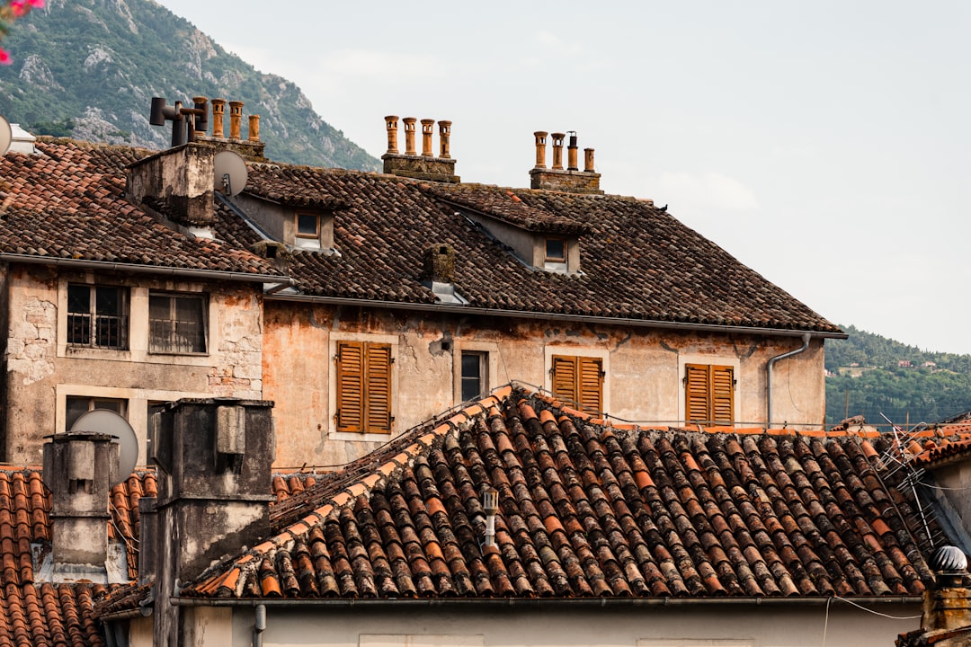 Traditional stone house Durmitor Montenegro thick walls limestone roof
