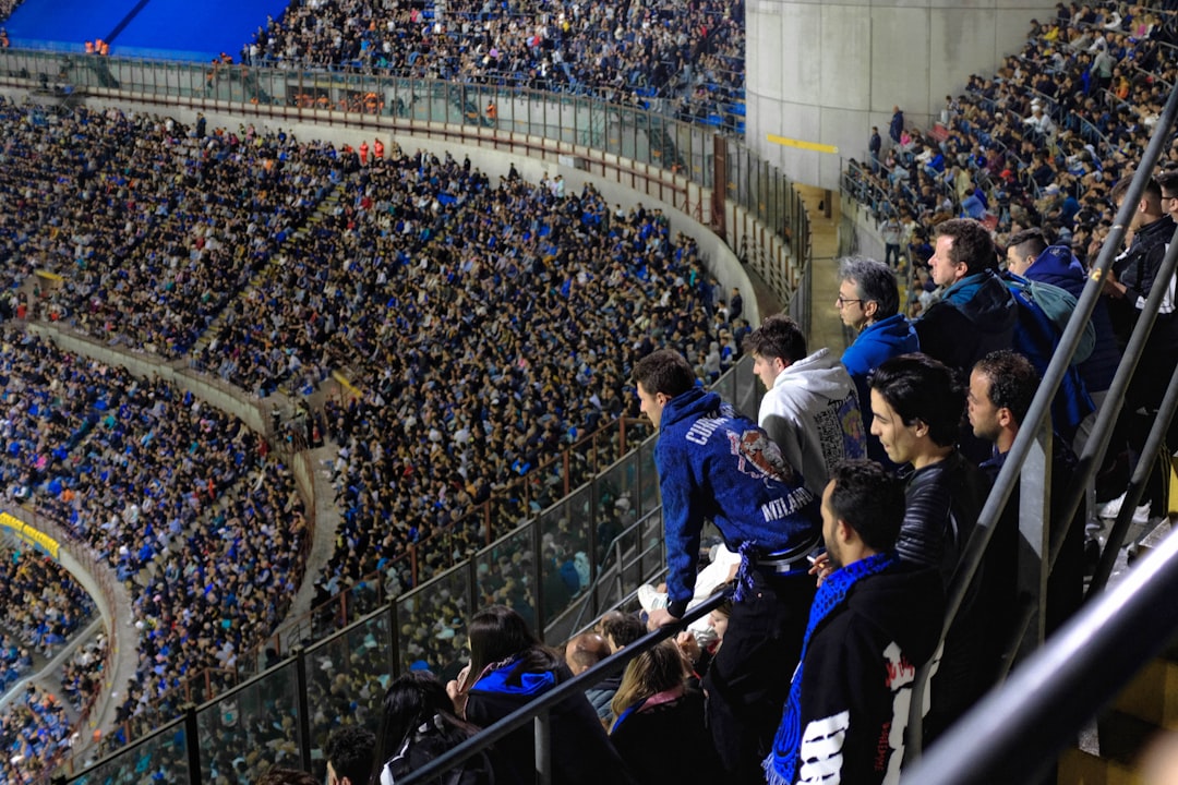 Inter Milan stadium San Siro night atmosphere