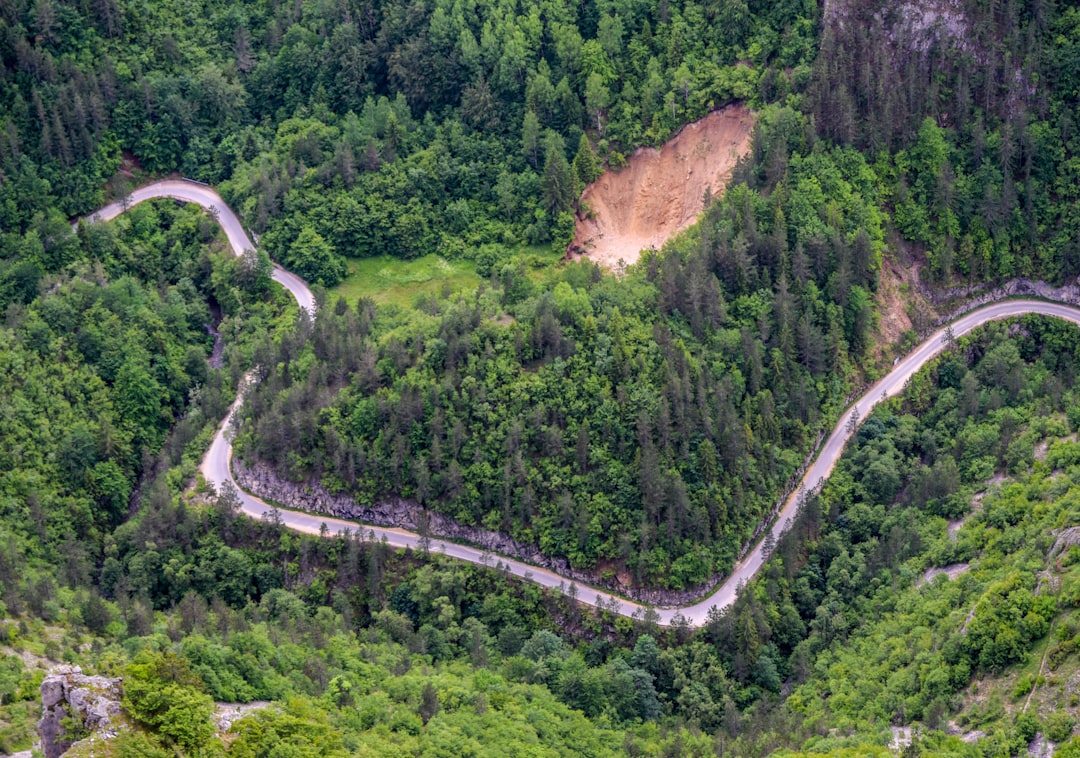 Rila Monastery Bulgaria approach road mountain landscape