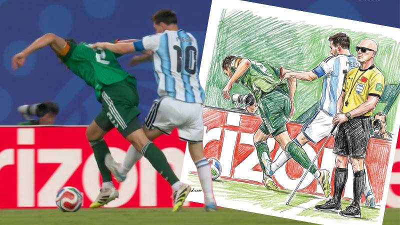 Messi's Bloody Night: The Red Card That Never Was