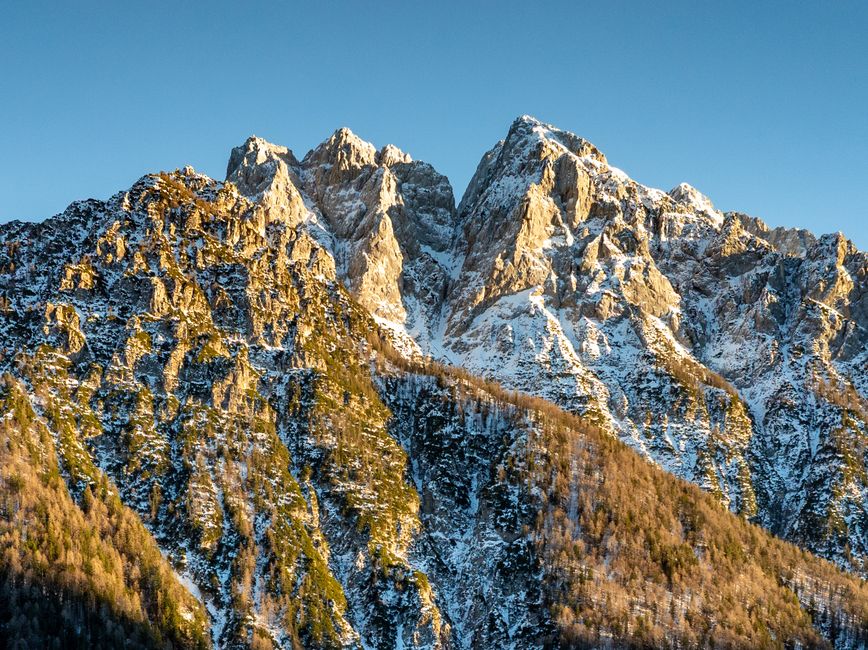 Kranjska Gora Slovenia mountain resort valley sunset hiking