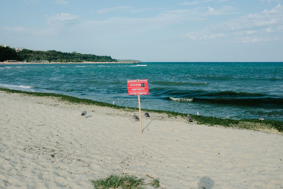 Golden Sands Bulgaria wind surfers sunny beach hotels