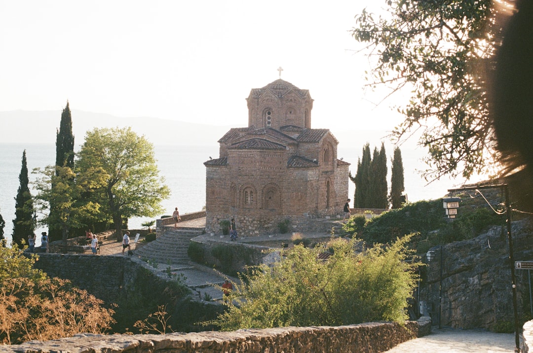Plaosnik Saint John at Kaneo Ohrid North Macedonia frescoes ruins