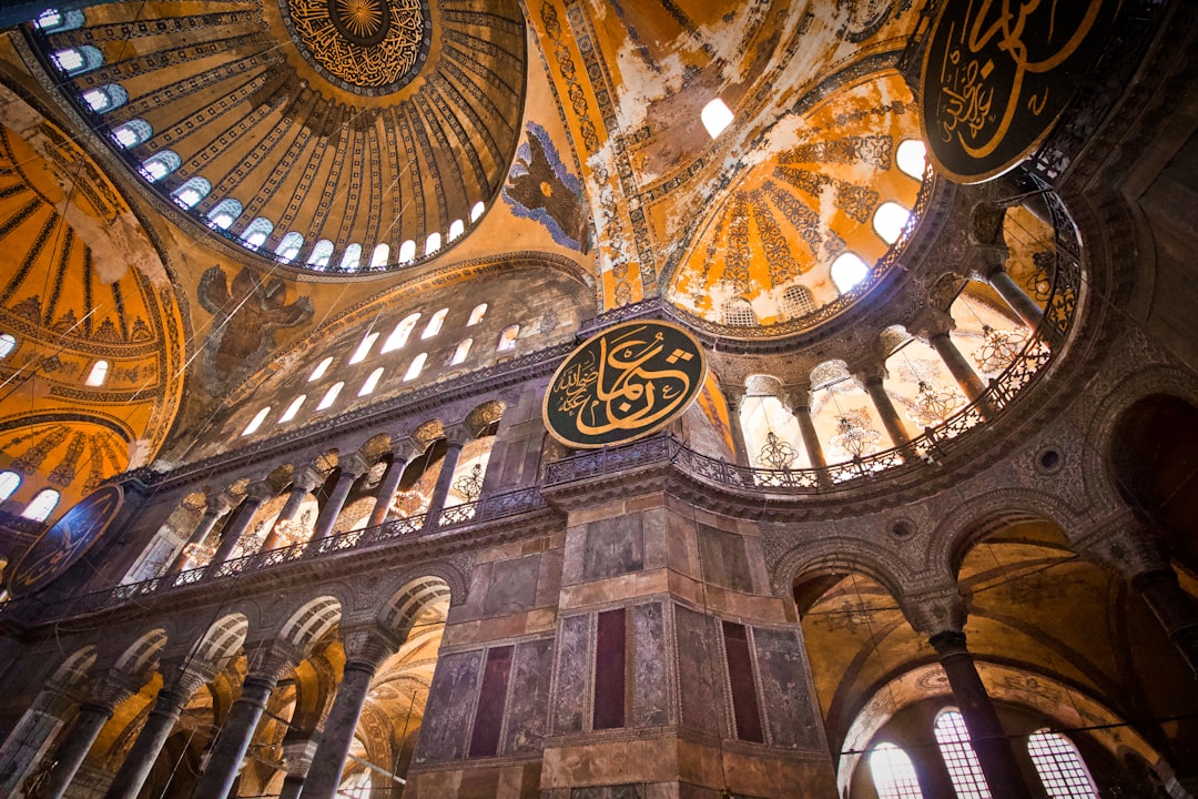 Hagia Sophia Istanbul interior golden mosaics