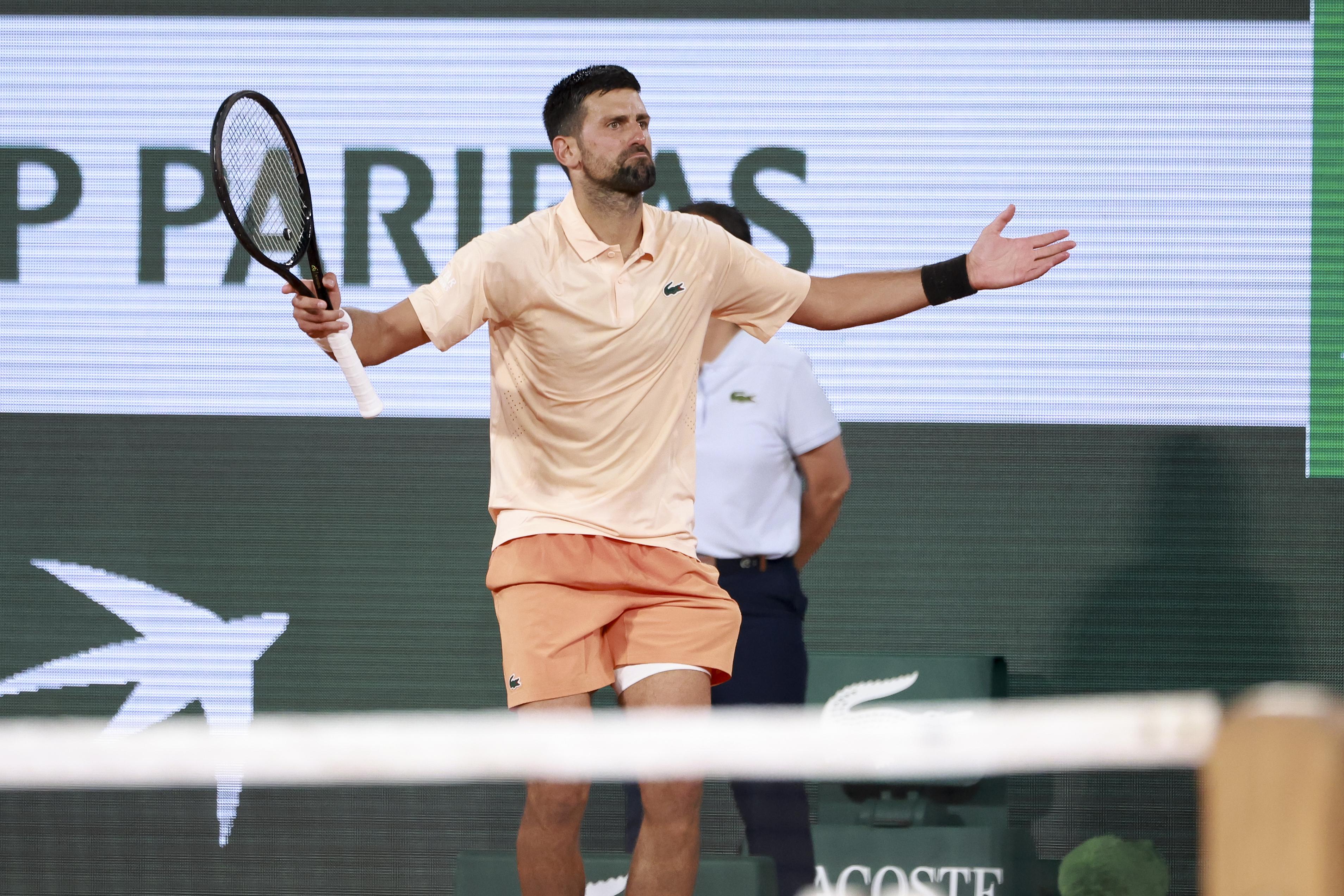 Djokovic Survives Scare to Reach Roland Garros Second Round