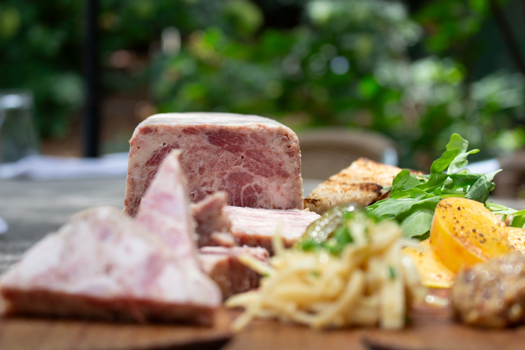 Montenegrin njeguški pršut dry-cured ham polenta rustic mountain restaurant