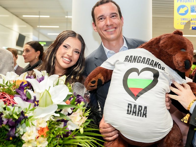 Sofia Welcomes Eurovision 2026 Winner Dara with 60-Meter Red Carpet