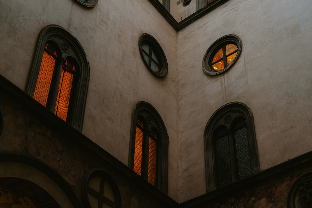 Studenica Monastery Church of the Virgin Mary interior frescoes golden light
