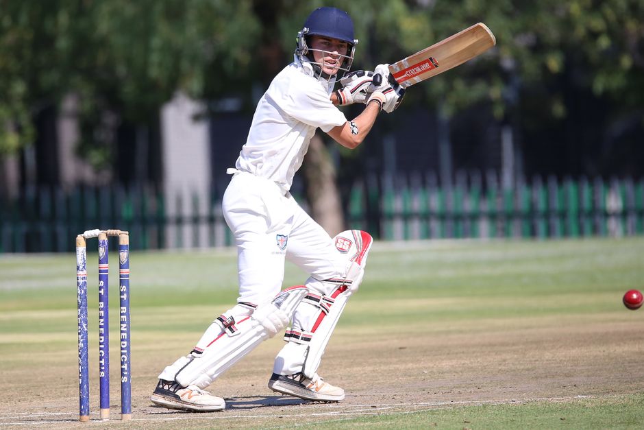 Alice Capsey batting for England women
