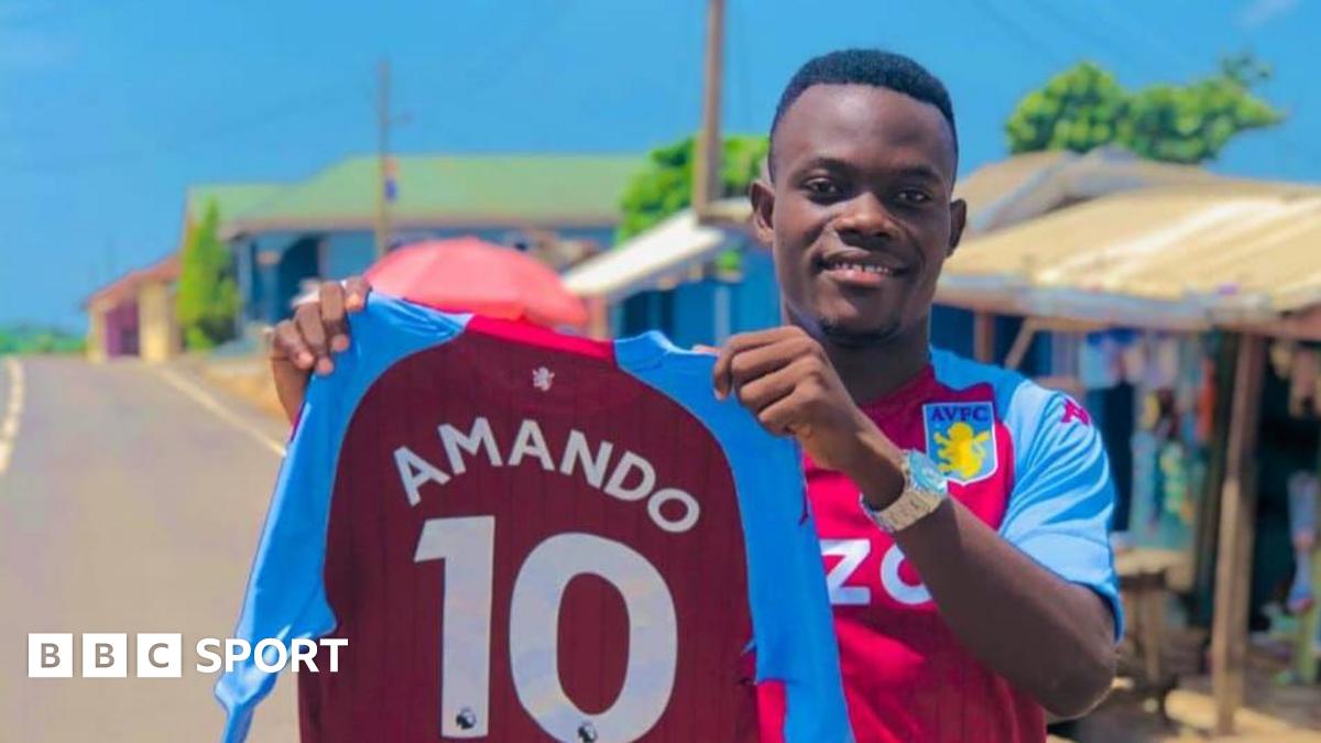 Ghanaian Village Celebrates Aston Villa's Europa League Triumph with Parade