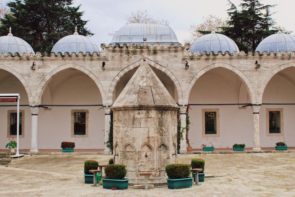 Ottoman Ethnographic Museum Gjirokastër Albania interior courtyard traditional furniture