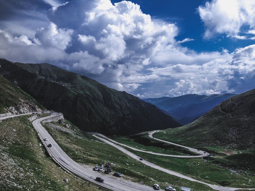 Rila Highway Bulgaria winding road mountain scenery car view