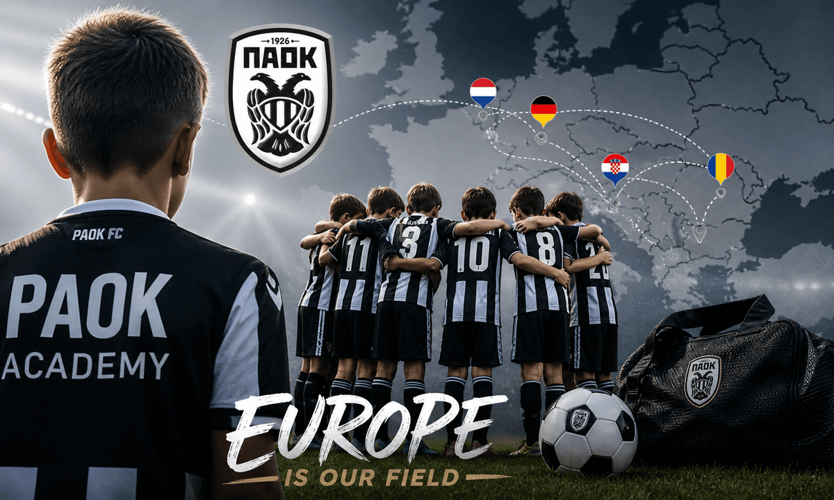 Академията на PAOK: Строяки твърди основи чрез участие в европейски турнири