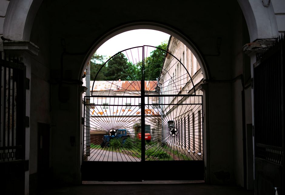 Slatina Serbia old mine entrance iron gates industrial heritage