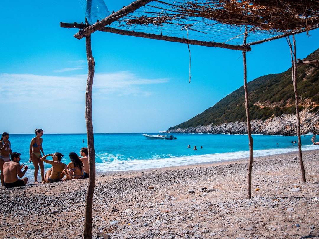 Ada Bojana beach bar Montenegro evening folk music grilled seafood