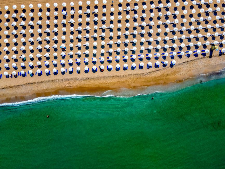 Black Sea Fury: Surviving the Gale at Golden Sands, Bulgaria