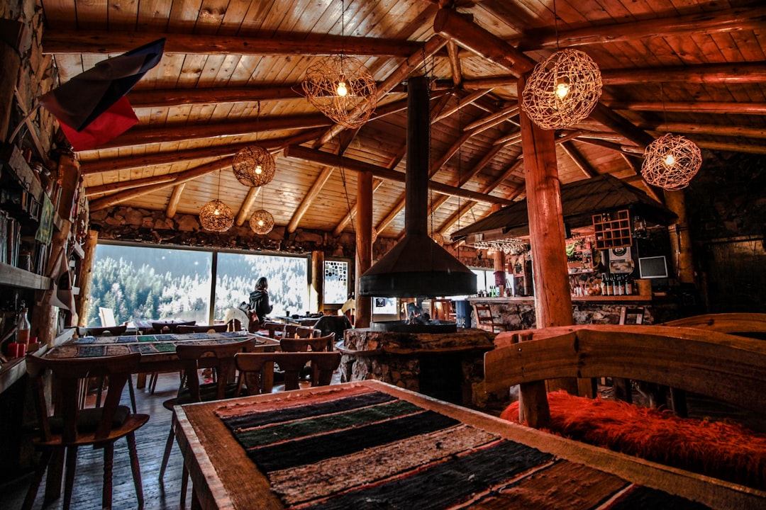 La Pădure bar interior live folk music traditional Romanian decor