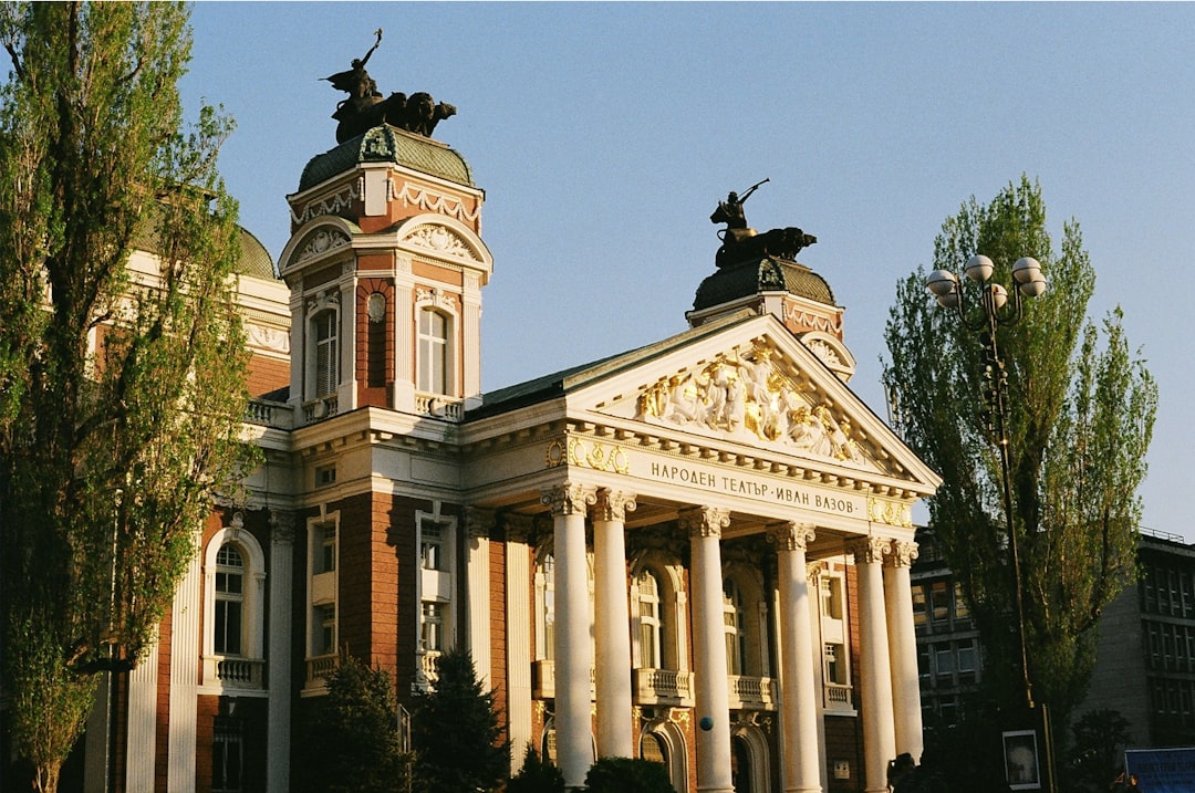 Bulgarian National Assembly building exterior Sofia day