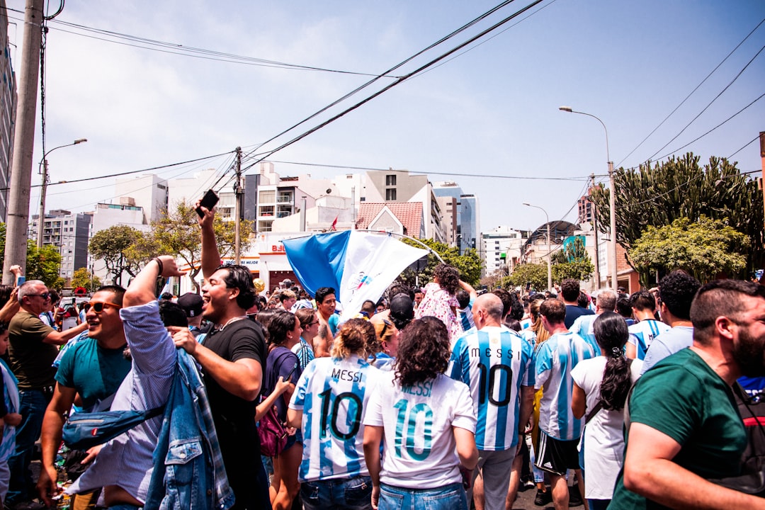 Argentina national football team celebrating 2022 World Cup victory