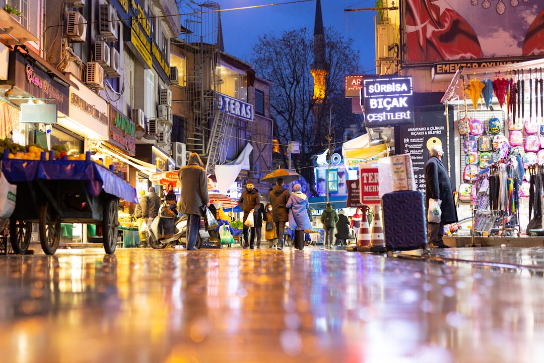 Tkalciceva Street Istanbul outdoor cafes evening