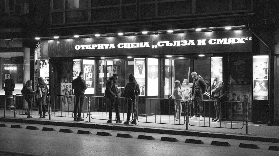 Bulgarian police officers traffic control Sofia street