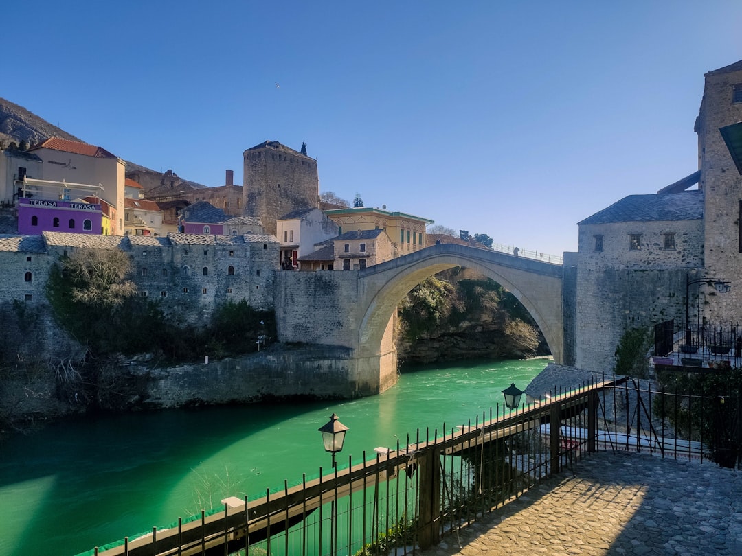 Old Bridge Mostar Bosnia Herzegovina Neretva River