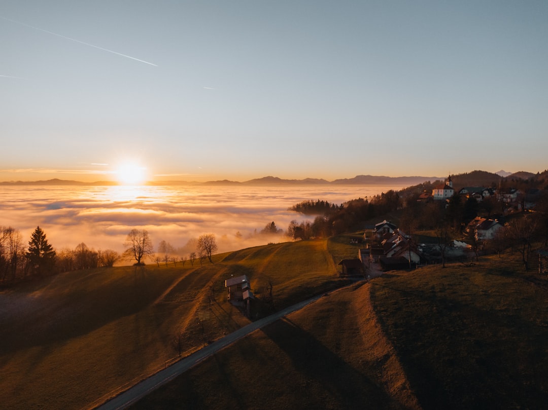 Vrsic Pass Slovenia panoramic view mountain road alpine scenery