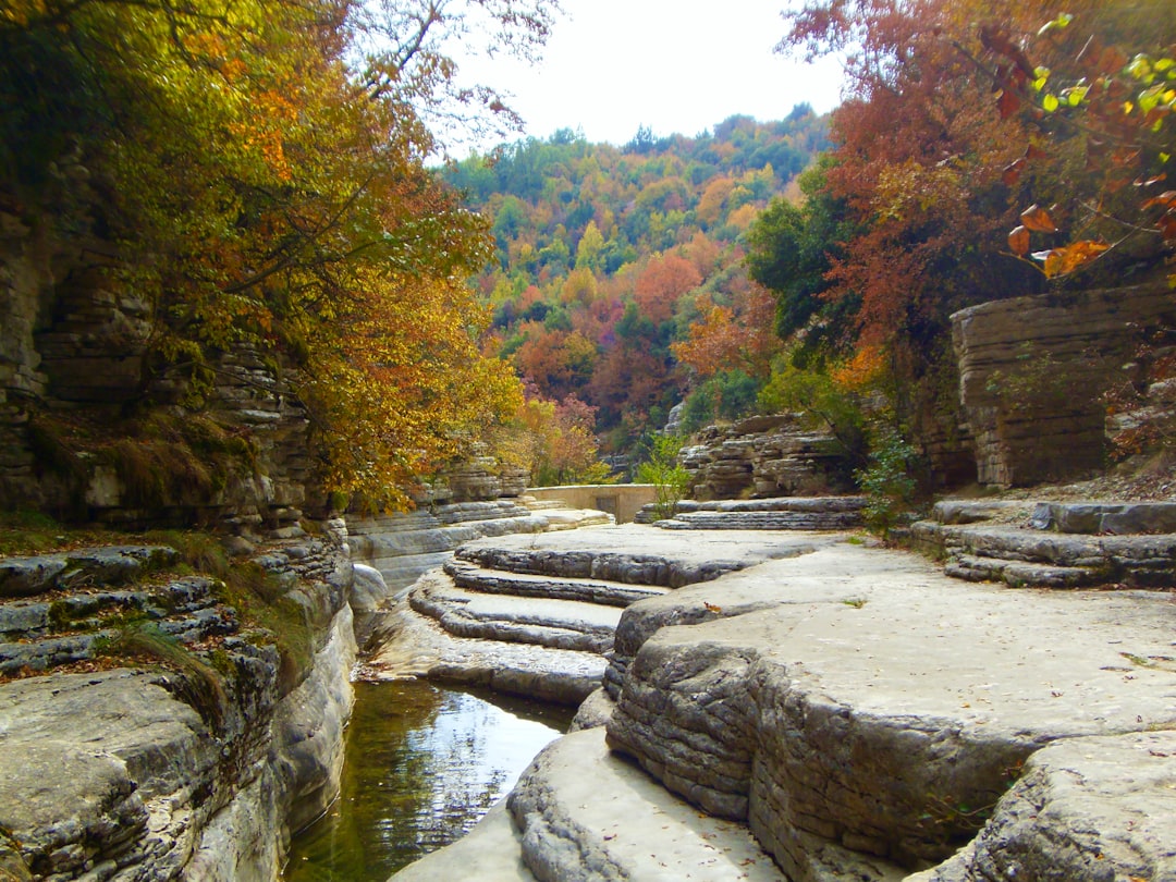 Monastery of Agios Panteleimonos Zagori Greece cliffside stone architecture