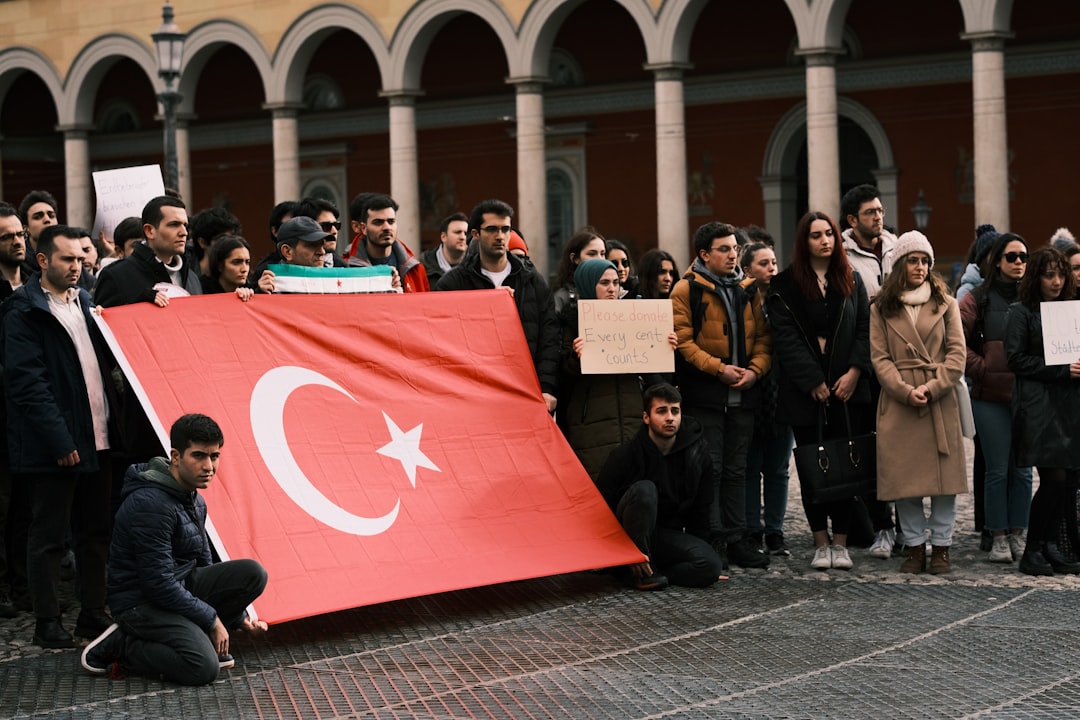 Recep Tayyip Erdogan speaking at press conference Turkey