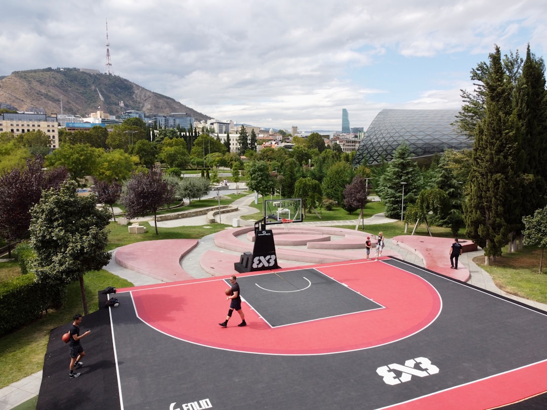 EuroLeague trophy presentation ceremony basketball court