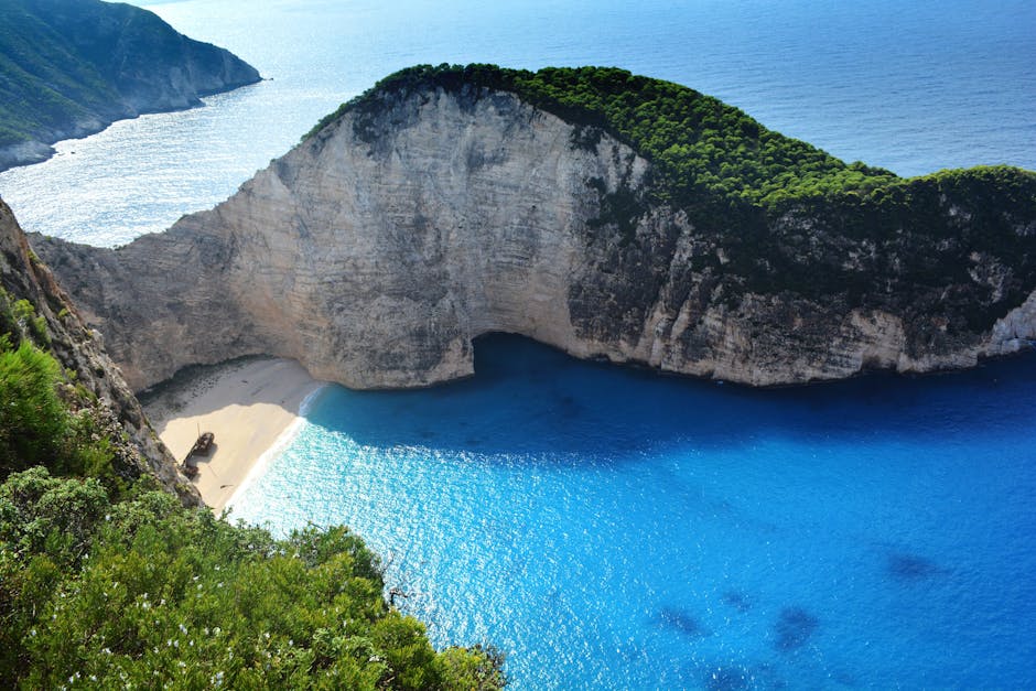 Laganas Zakynthos Greece nightlife beach clubs evening lights