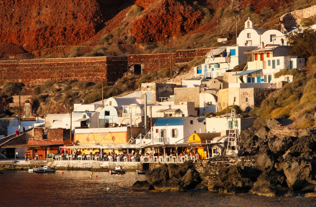 Greek tourism resort beach crowd summer