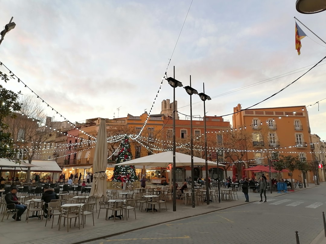 Zaječar main square outdoor cafes evening