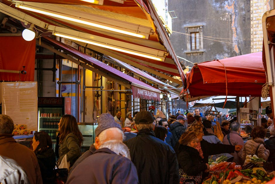 Plovdiv Central Market fresh produce local cheese stalls