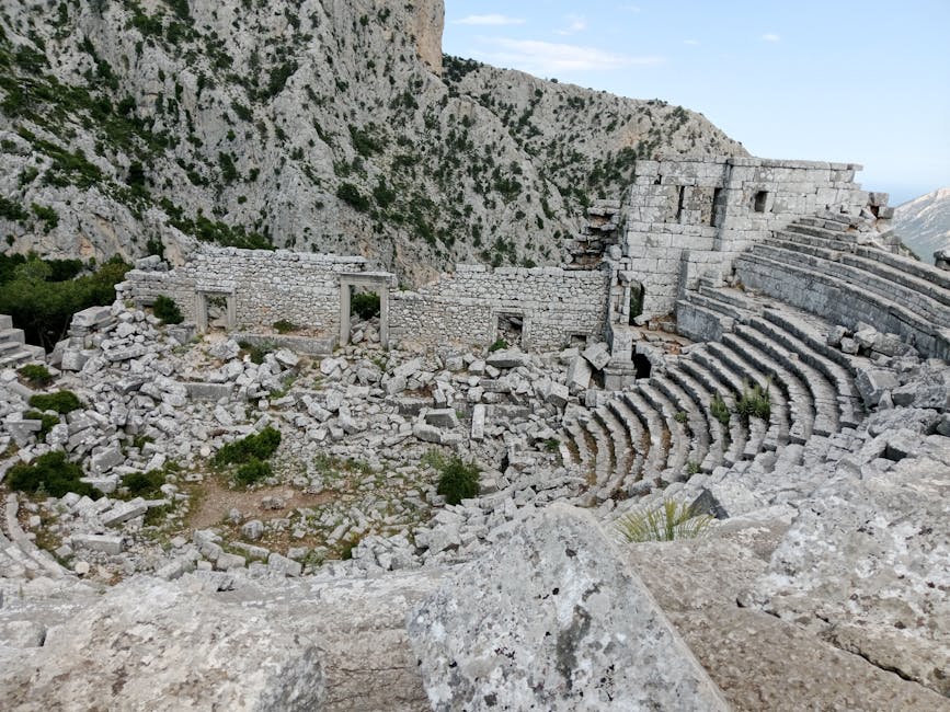 Risan Montenegro Roman ruins archaeological site bay view