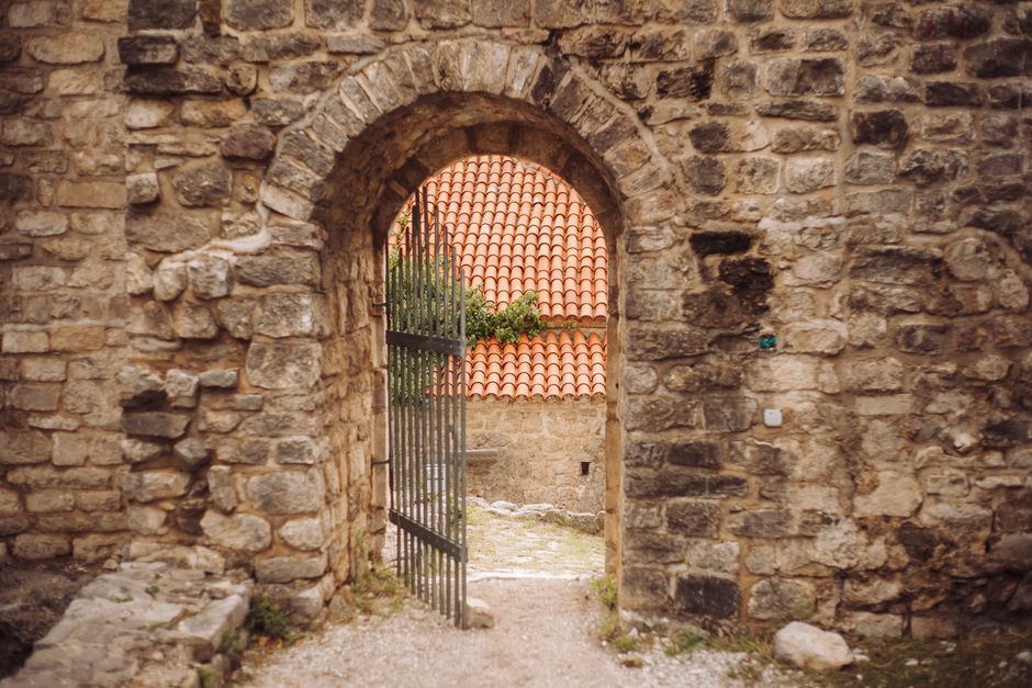 Santa Lucia Gate Šibenik stone archway old town entrance